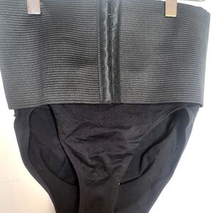 Black high waisted shapewear underwear